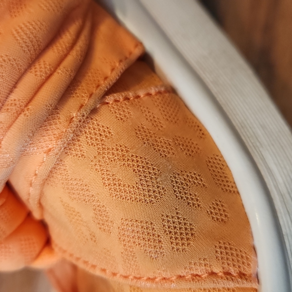 BZees LifeStride Smile Orange Wedge Slide Sandals - Picture 6 of 8